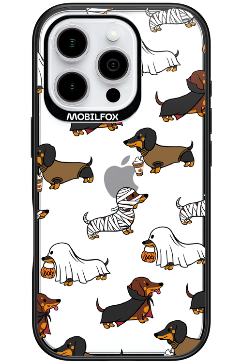 Scary Dachshund (Transparent) - Apple iPhone 16 Pro
