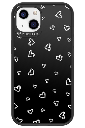 Monochrome Hearts 2.0 - Apple iPhone 13