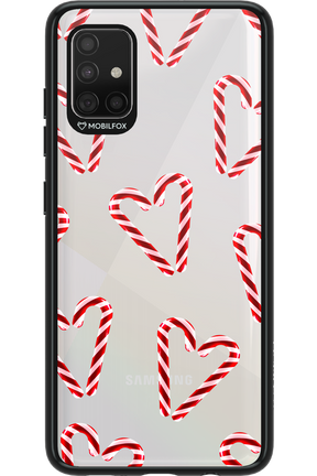Candy Cane Hearts - Samsung Galaxy A51