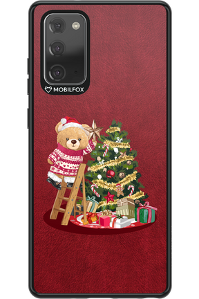Christmas Bear (Burgundy) - Samsung Galaxy Note 20