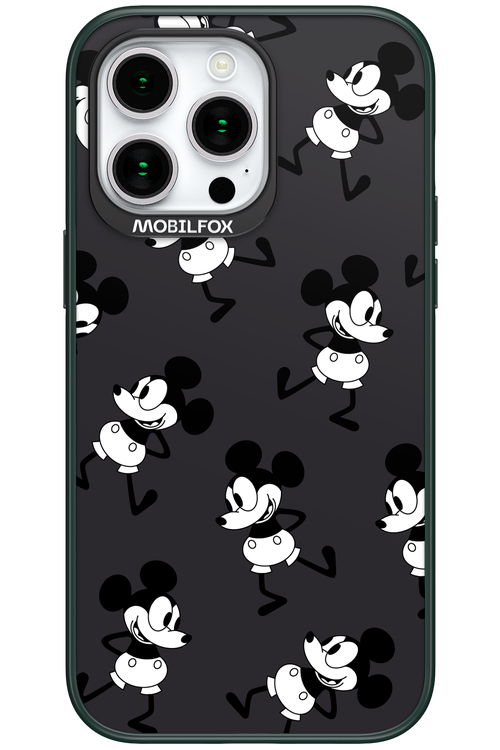 Iconic Mouse (antracite pattern) - Apple iPhone 15 Pro Max