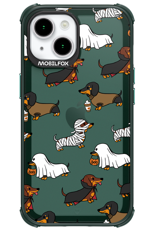 Scary Dachshund (Transparent) - Apple iPhone 15