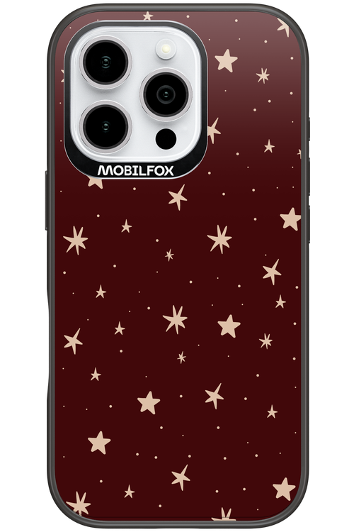 Burgundy Stars - Apple iPhone 16 Pro