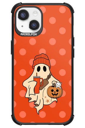 Ghost Girl (Orange) - Apple iPhone 14