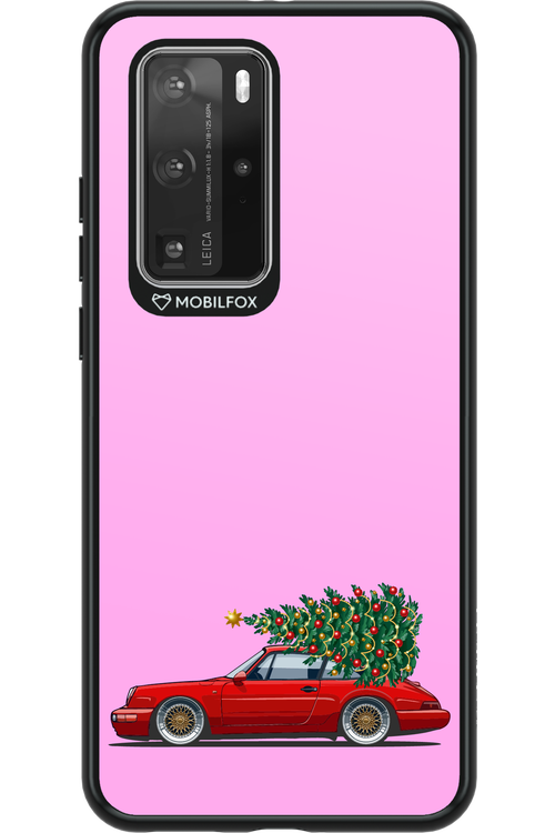 XMAS Car Pink - Huawei P40 Pro