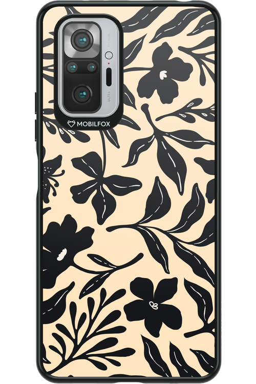 Black Flowers 2.0 - Xiaomi Redmi Note 10 Pro