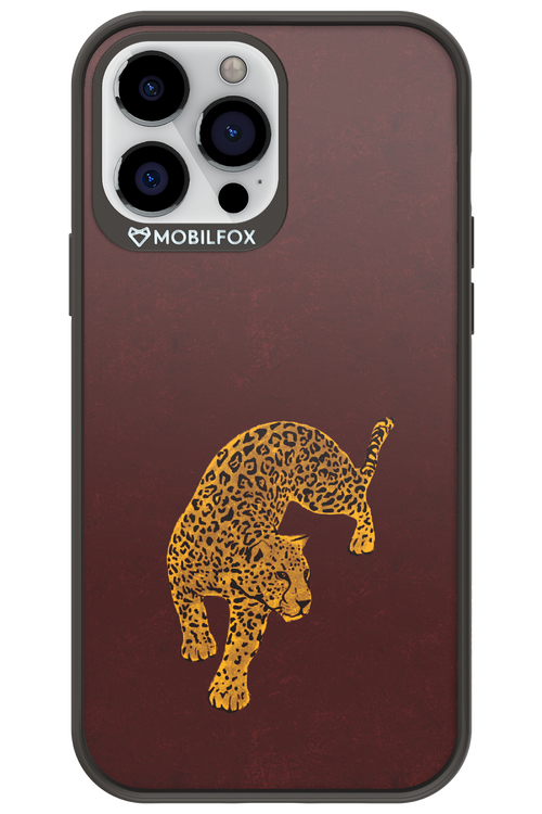 Burgundy Leopard - Apple iPhone 13 Pro Max
