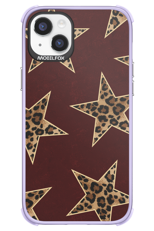 Wild Stars Burgundy - Apple iPhone 14 Plus