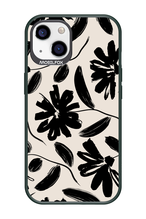 Monochrome Flowerss 2.0 - Apple iPhone 13