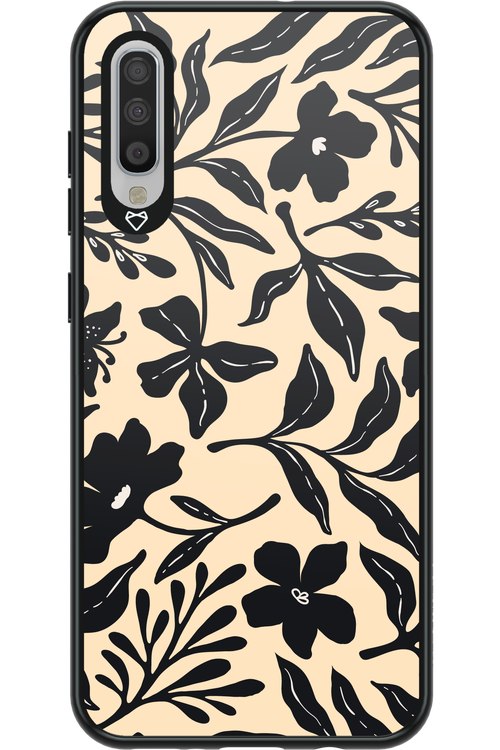 Black Flowers 2.0 - Samsung Galaxy A70