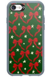 Bow & Stars (Green) - Apple iPhone SE 2020