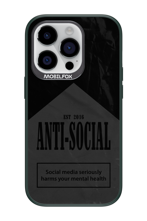 ANTI-SOCIAL (BLVCK) 2.0 - Apple iPhone 14 Pro