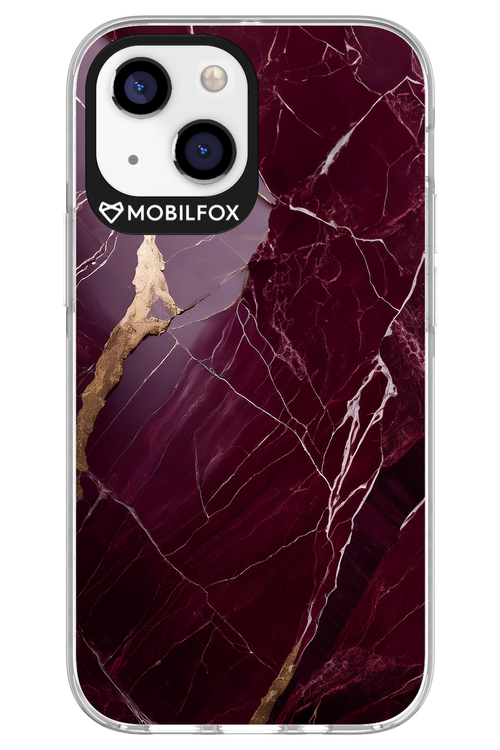 Burgundy Marble - Apple iPhone 13 Mini