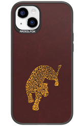 Burgundy Leopard - Apple iPhone 15 Plus