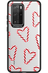 Candy Cane Hearts - Huawei P40 Pro