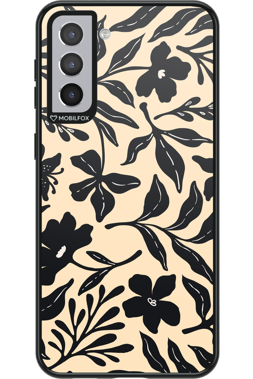 Black Flowers 2.0 - Samsung Galaxy S21+