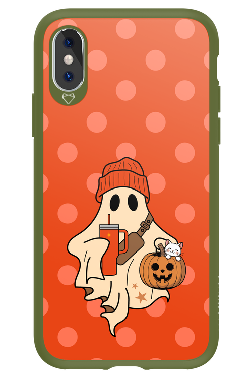 Ghost Girl (Orange) - Apple iPhone XS