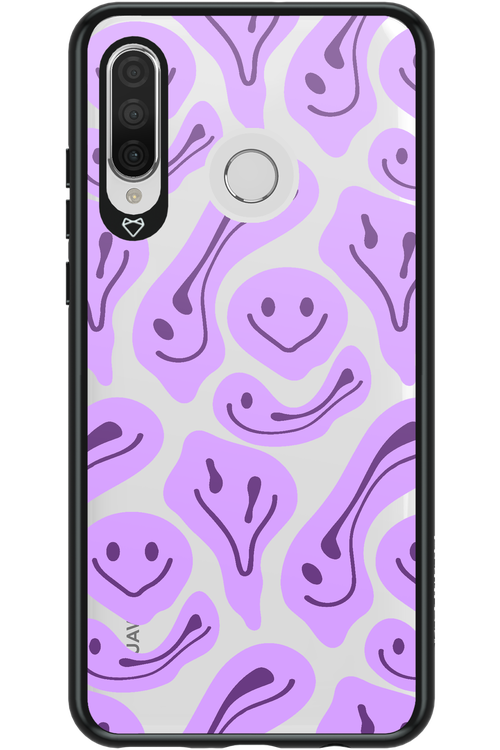 Fluid Smiley Purple - Huawei P30 Lite