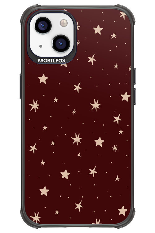 Burgundy Stars - Apple iPhone 13