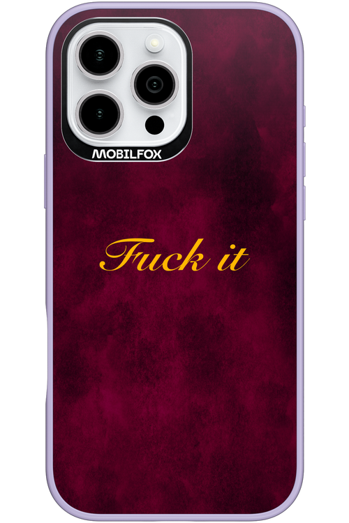 Fuck Itt - Apple iPhone 16 Pro Max