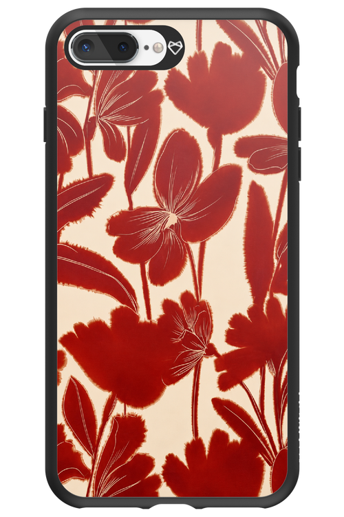 Burgundy Flowers 2.0 - Apple iPhone 7 Plus