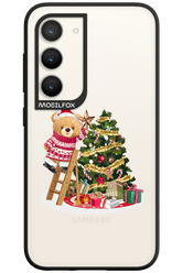 Christmas Bear (Transparent) - Samsung Galaxy S23