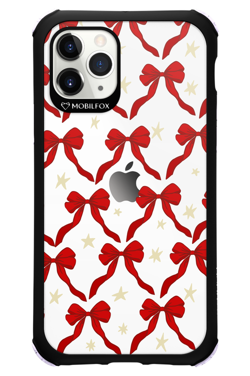 Bow & Stars (Transparent) - Apple iPhone 11 Pro
