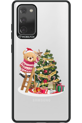 Christmas Bear (Transparent) - Samsung Galaxy Note 20