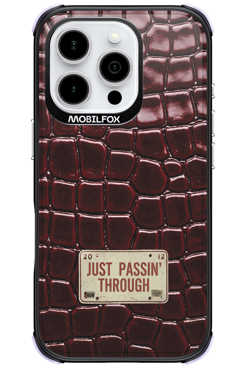 Just passin through 2.0 - Apple iPhone 16 Pro