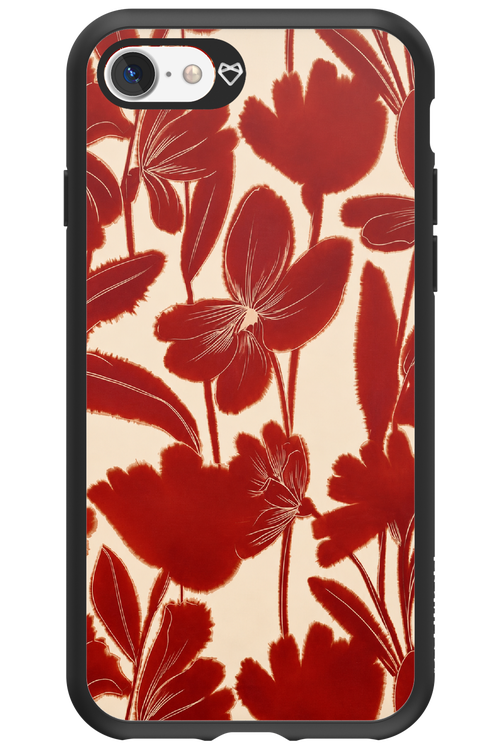 Burgundy Flowers 2.0 - Apple iPhone 7