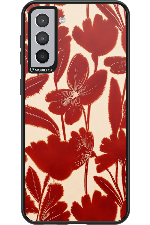 Burgundy Flowers 2.0 - Samsung Galaxy S21+