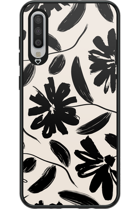 Monochrome Flowerss 2.0 - Samsung Galaxy A70