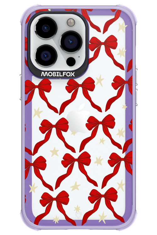 Bow & Stars (Transparent) - Apple iPhone 13 Pro