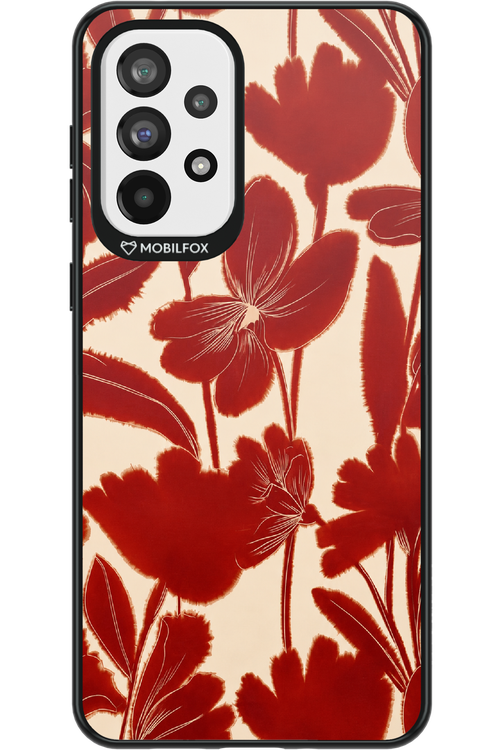 Burgundy Flowers 2.0 - Samsung Galaxy A73