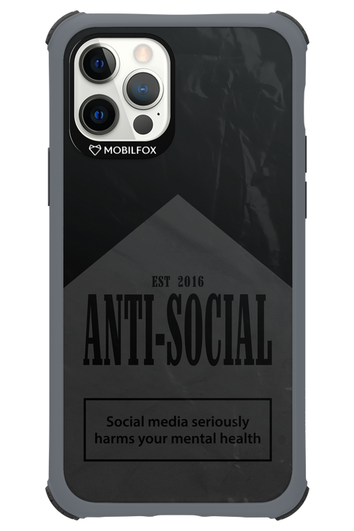 ANTI-SOCIAL (BLVCK) 2.0 - Apple iPhone 12 Pro