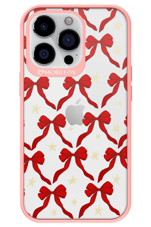 Bow & Stars (Transparent) - Apple iPhone 13 Pro
