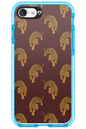 Burgundy Leopard Pattern - Apple iPhone SE 2020