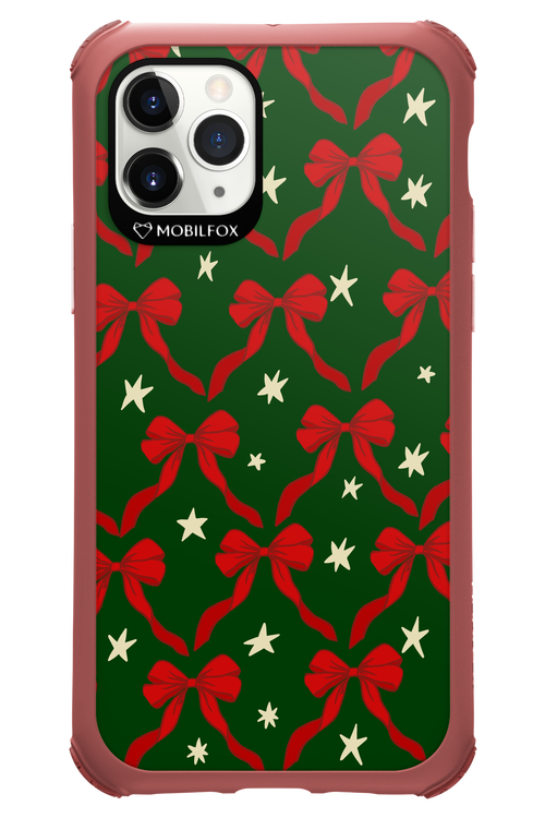 Bow & Stars (Green) - Apple iPhone 11 Pro
