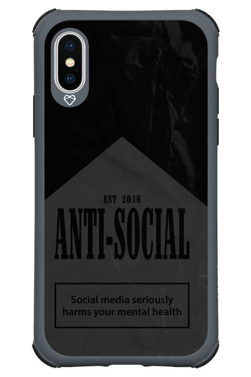 ANTI-SOCIAL (BLVCK) 2.0 - Apple iPhone X