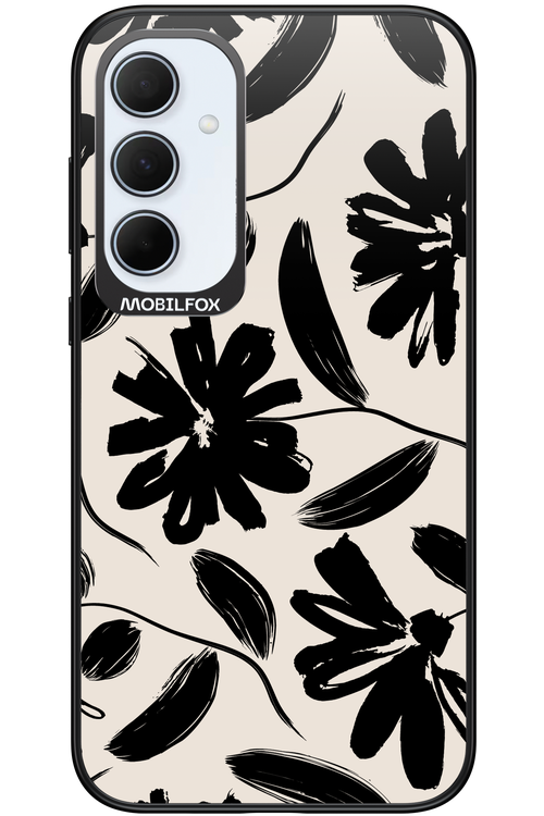 Monochrome Flowerss 2.0 - Samsung Galaxy A35