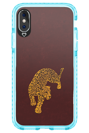 Burgundy Leopard - Apple iPhone X