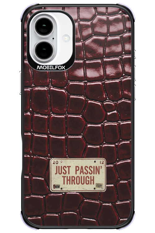 Just passin through 2.0 - Apple iPhone 16 Plus