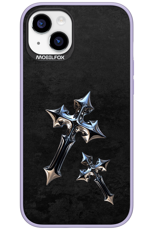 Chrome Crosses - Apple iPhone 15 Plus