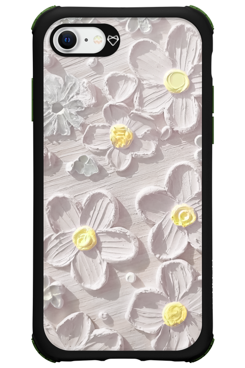 White Flowers 2.0 - Apple iPhone SE 2020