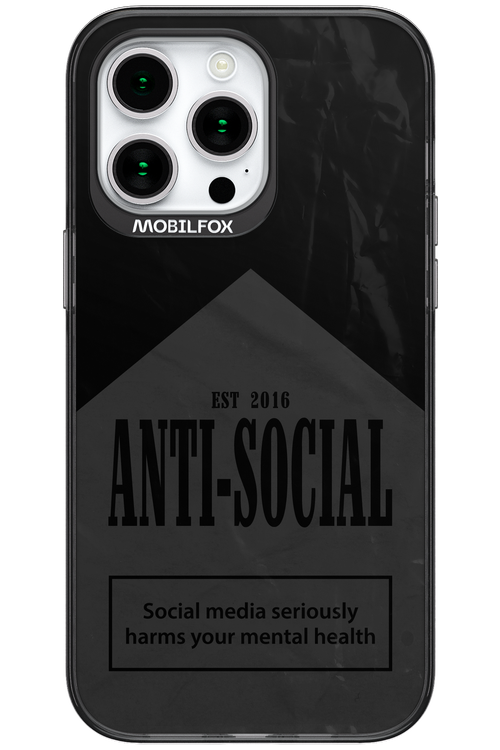 ANTI-SOCIAL (BLVCK) 2.0 - Apple iPhone 15 Pro Max