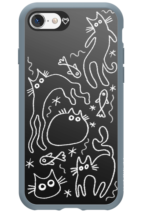 CHALK_CATS 2.0 - Apple iPhone 8