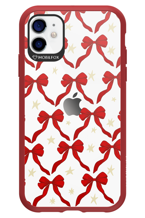 Bow & Stars (Transparent) - Apple iPhone 11