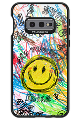 Crayon Smiley Colorful - Samsung Galaxy S10e