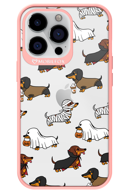 Scary Dachshund (Transparent) - Apple iPhone 13 Pro