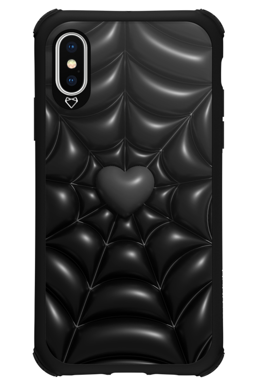 Black Spider Heart - Apple iPhone X